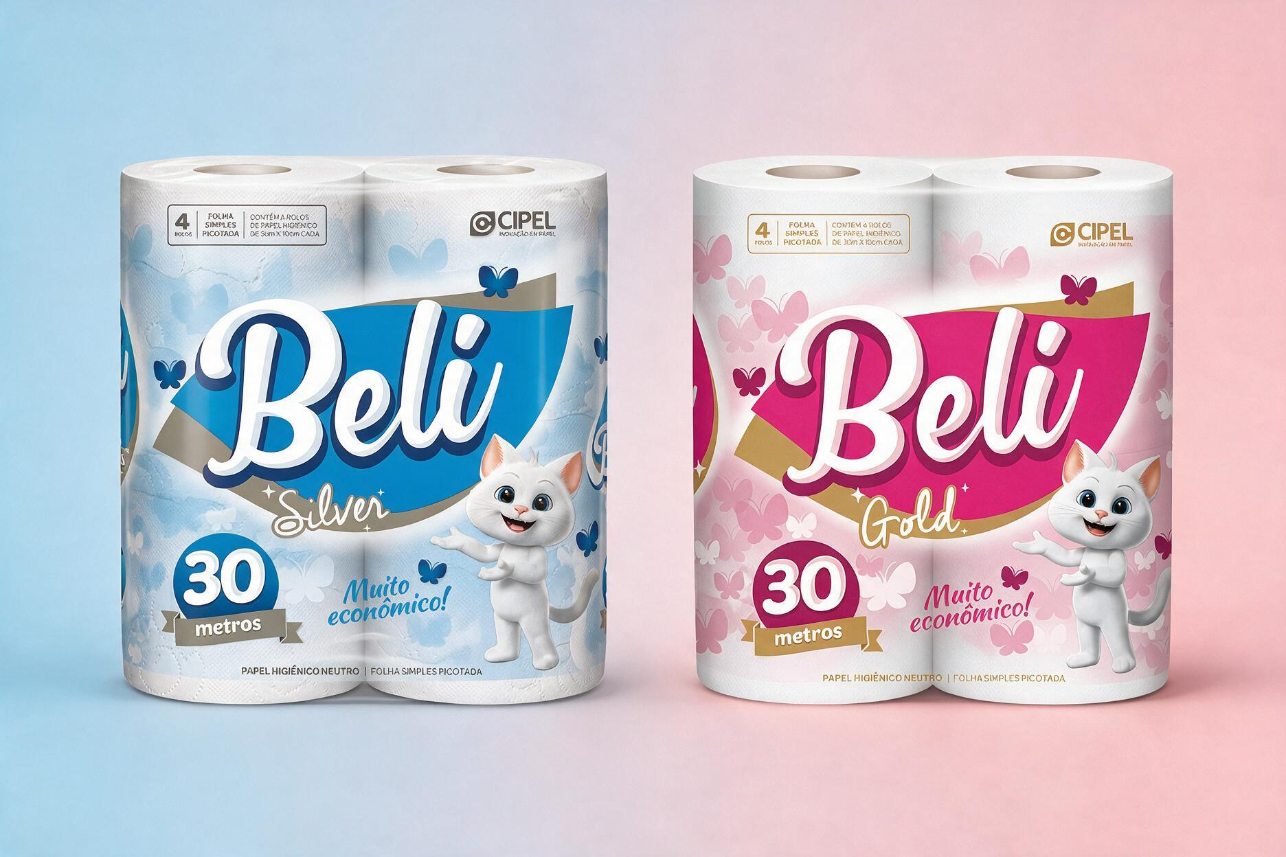 Imagem da Linha Beli Silver e Gold